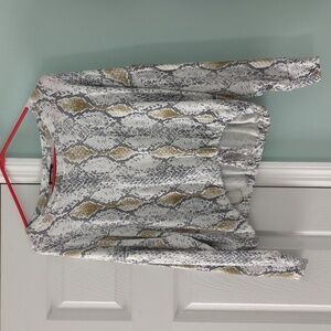 XS Express snakeskin top